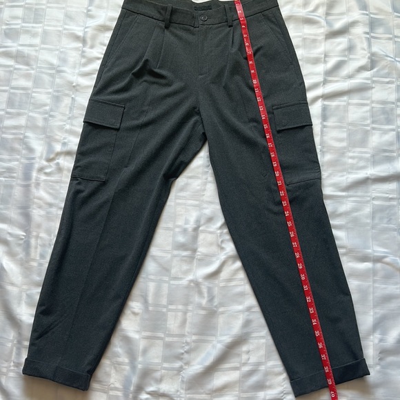 Mango MNG Man Tailored 7/8 Length Cargo Pants - Picture 7 of 15